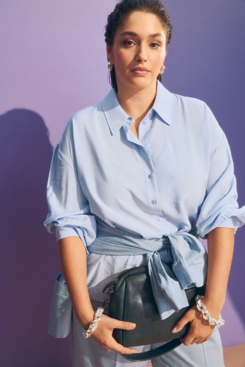 Pressa Shirt Pearl Blue Tops - ELK | PEARL BLUE