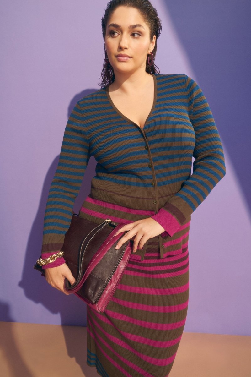 Pinto Cardi Knitwear - ELK | RIGA STRIPE