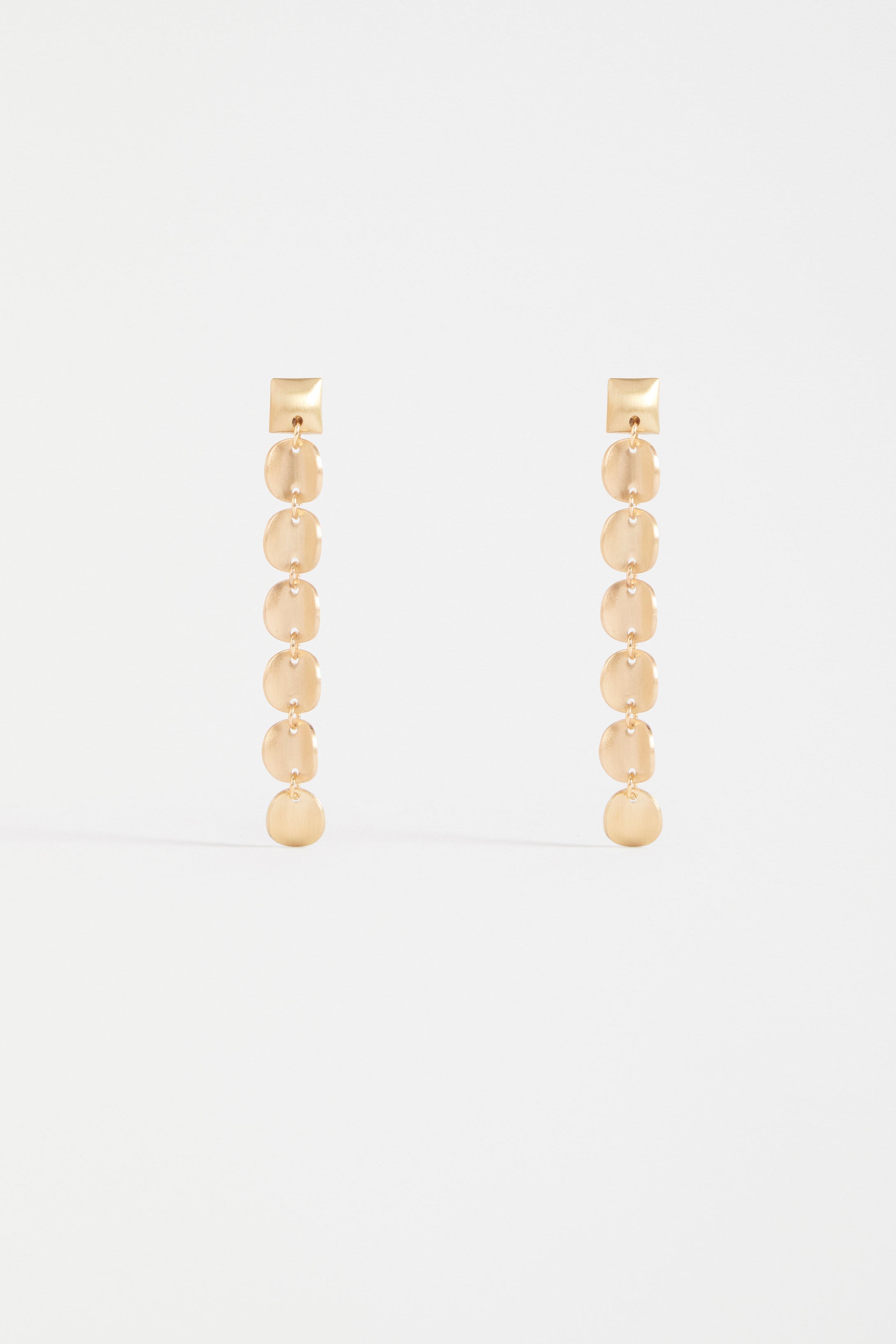 Torri Small Disc Drop Earring | GOLD