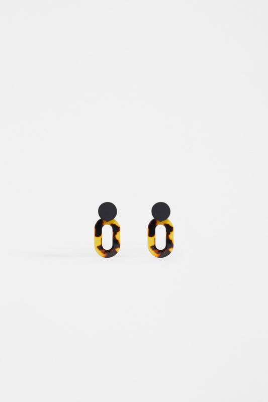 Kea Acetate Small Drop Stud Earring | BRICK