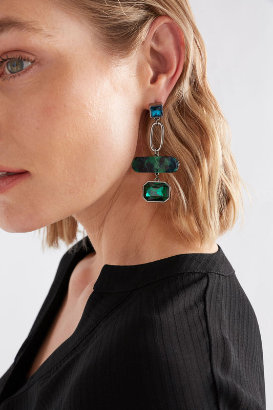 Eimii Drop Earring Earrings - ELK | GUNMETAL