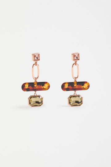 Drop Earring Eimii Rose Gold - Elk Accessories main image 1