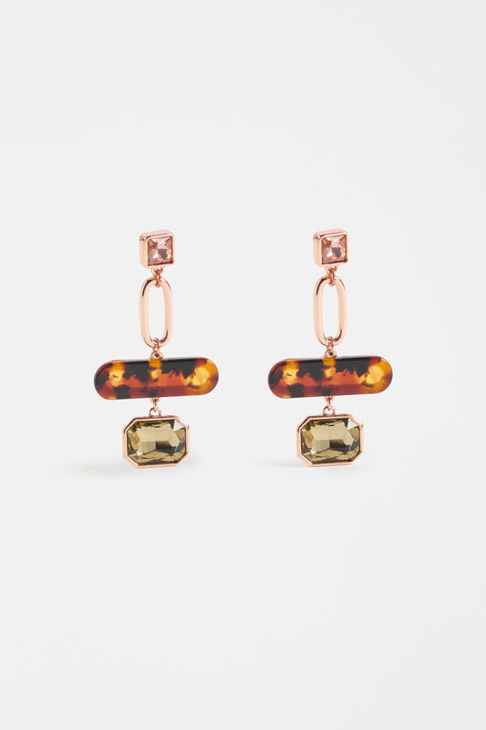Eimii Drop Earring Earrings - ELK | ROSE GOLD