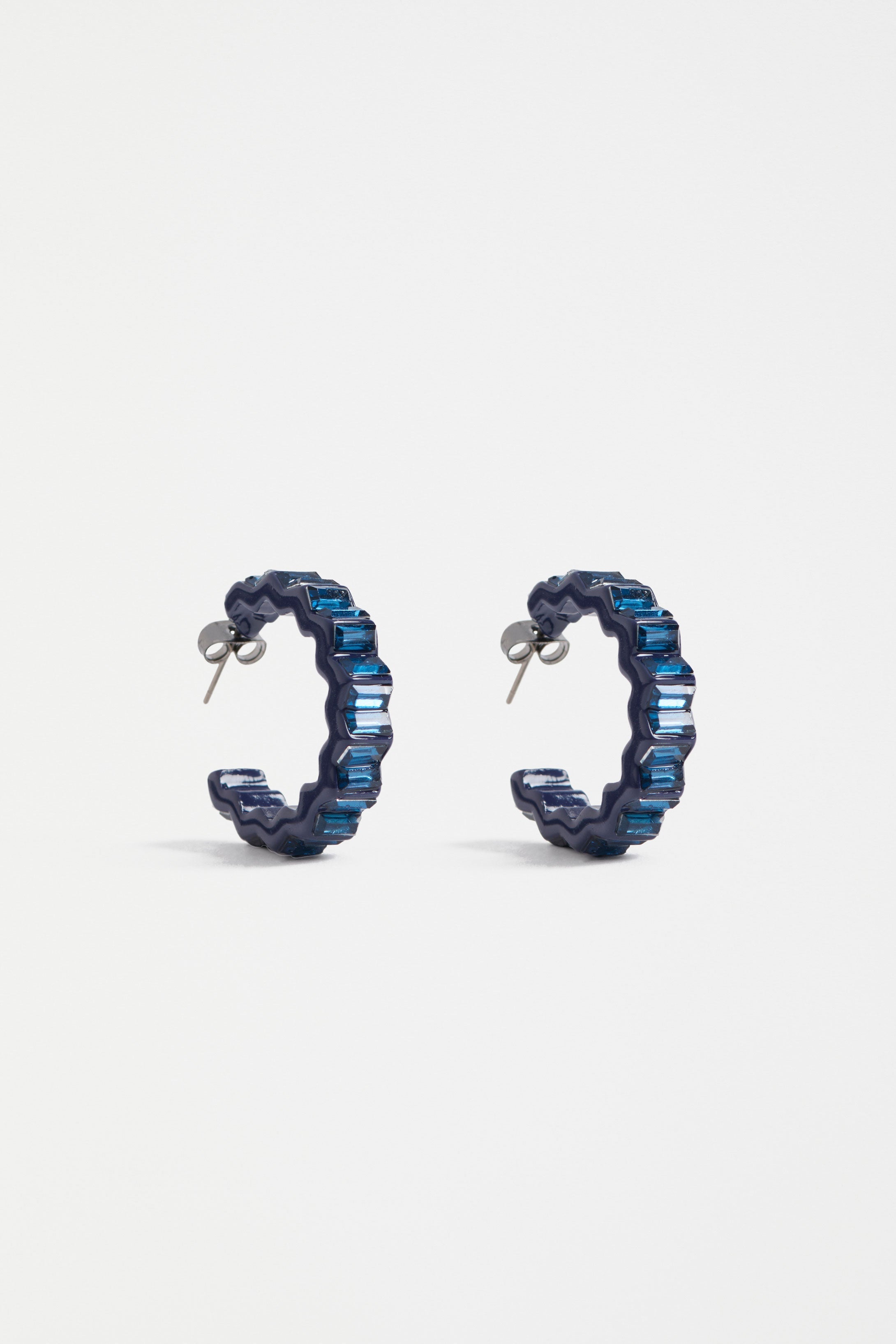 Hoop Earring Jolle Bright Navy - Elk Accessories