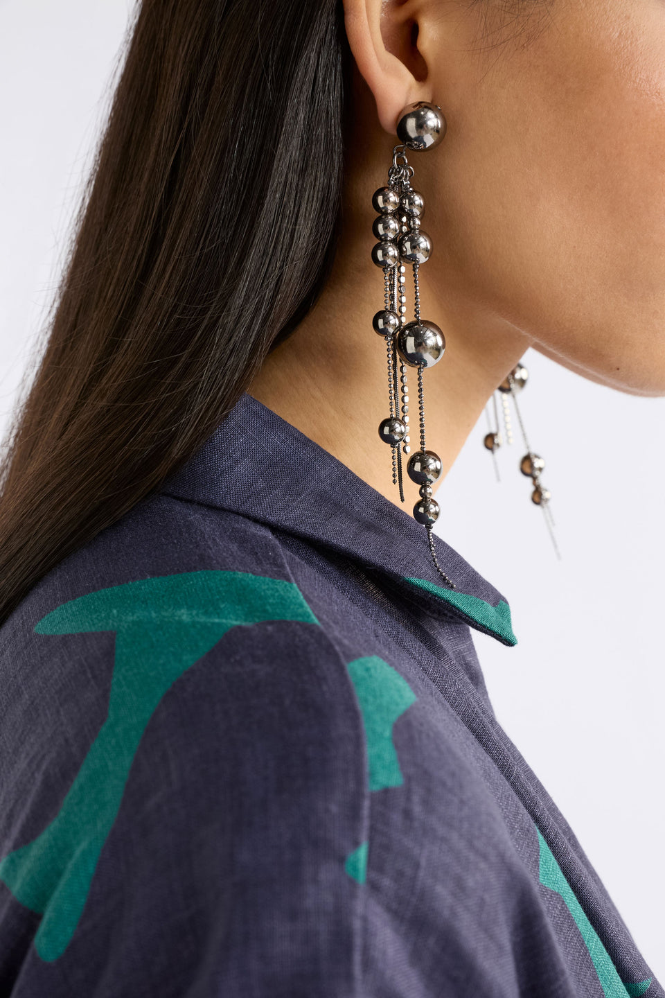 Alli Drop Earring Earrings - ELK | GUNMETAL
