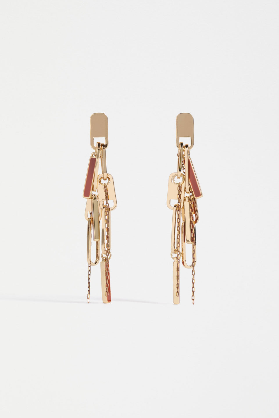 Rymi Multi Chain Statement Drop Earring | GOLD