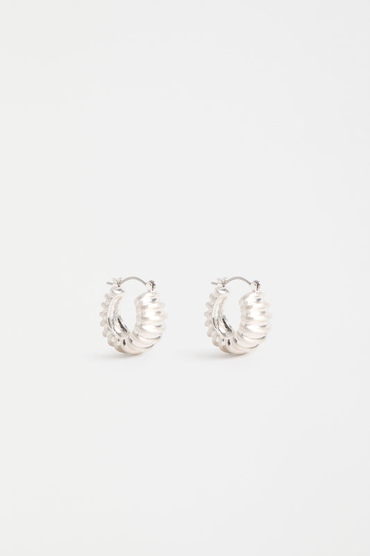 Ellin Hoop Earring Earrings - ELK | SILVER