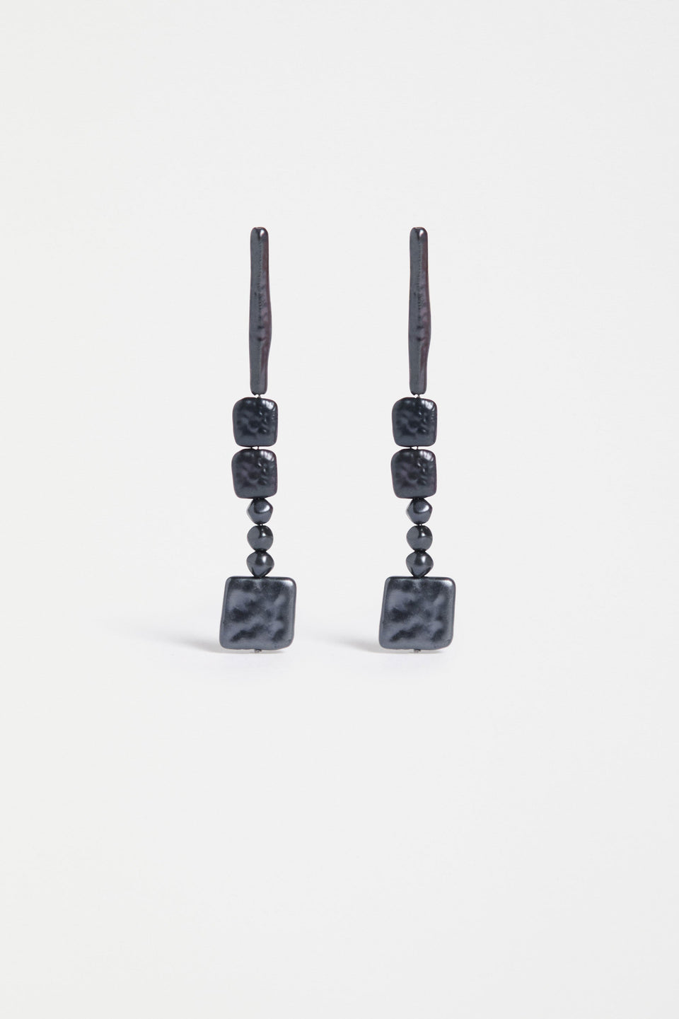 Kvall Long Drop Earring Earrings - ELK | NAVY