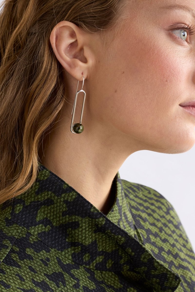 Laspar Hook Earring Earrings - ELK | DARK OLIVE