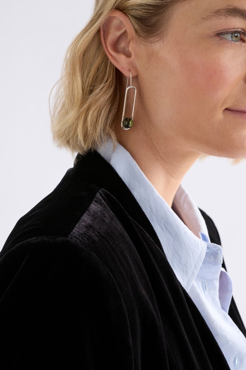 Laspar Hook Earring Earrings - ELK | DARK OLIVE