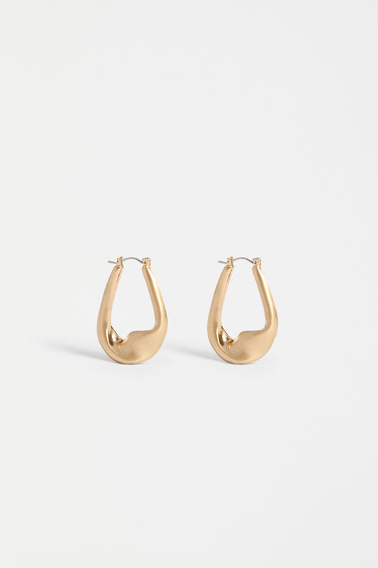 Rekke Hoop Earring Earrings - ELK | GOLD