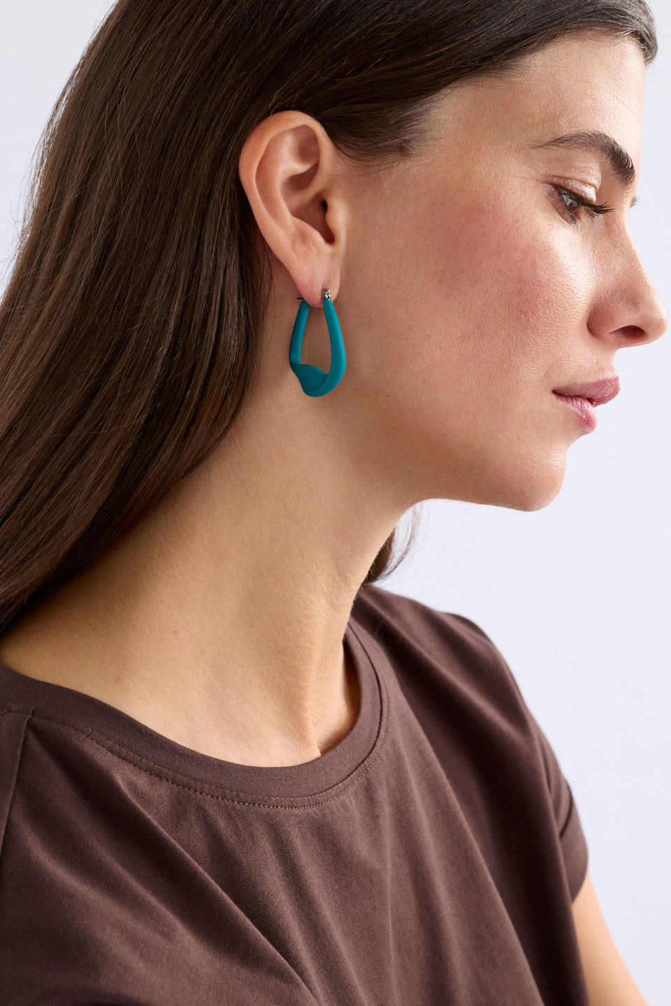 Rekke Hoop Earring Earrings - ELK | TEAL