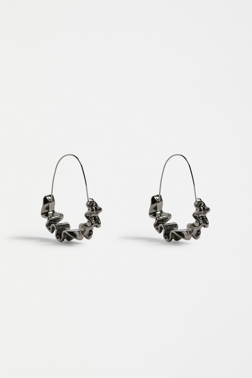 Andel Hoop Earring Earrings - ELK | GUNMETAL