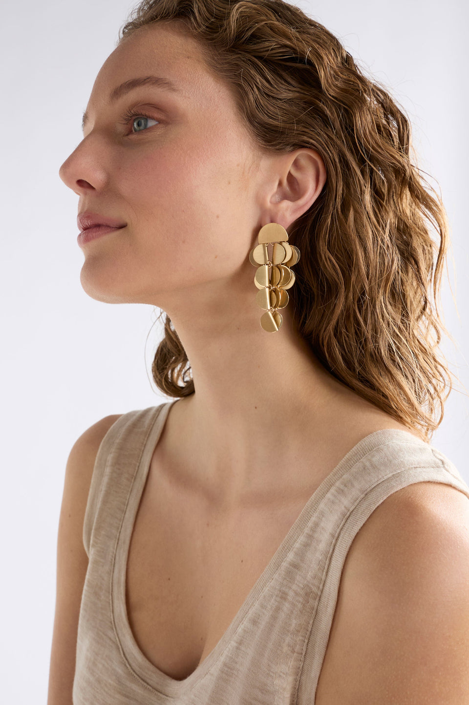 Ozett Drop Earring Earrings - ELK | GOLD