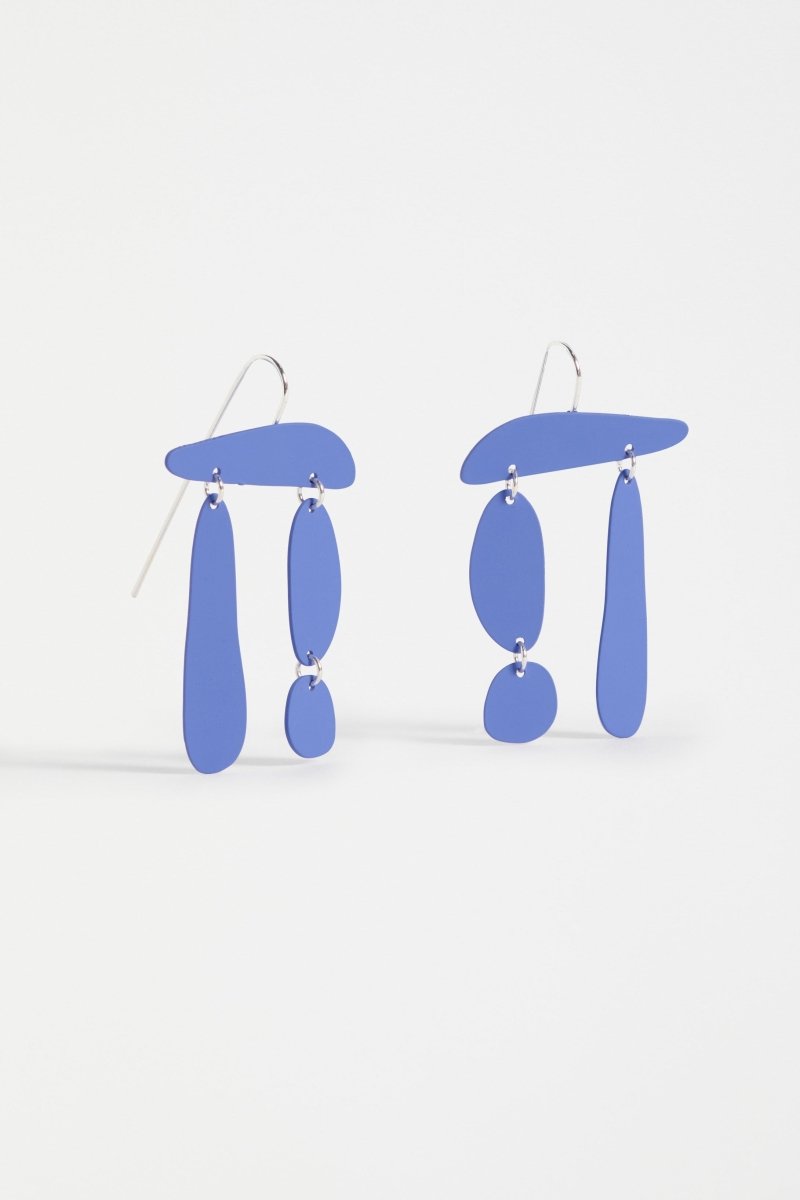 Saaras Hook Earring Earrings - ELK | CORNFLOWER