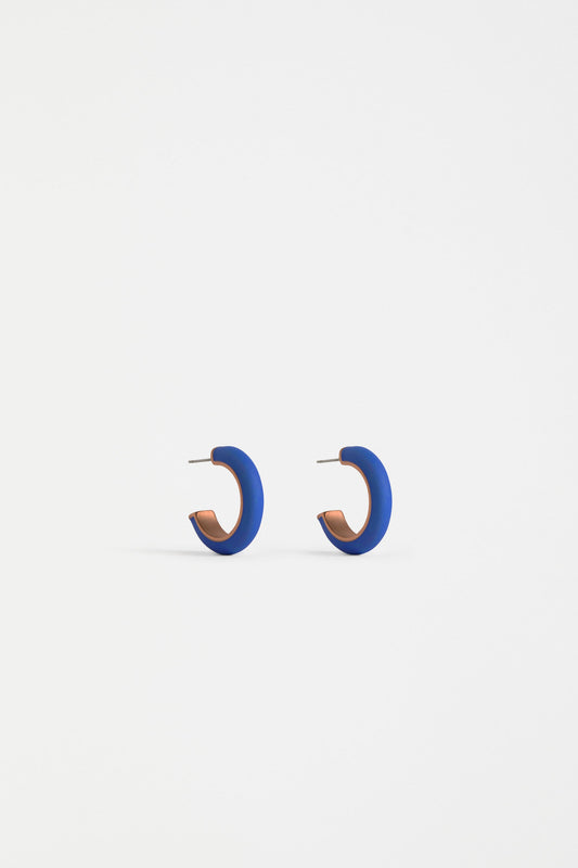 Emal Mini Hoop Earring Earrings - ELK | COBALT
