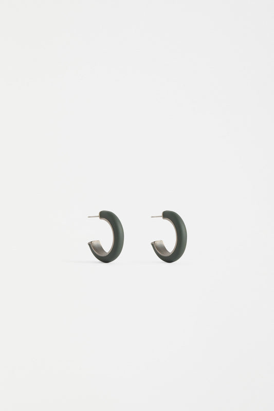 Emal Mini Hoop Earring Earrings - ELK | DARK OLIVE