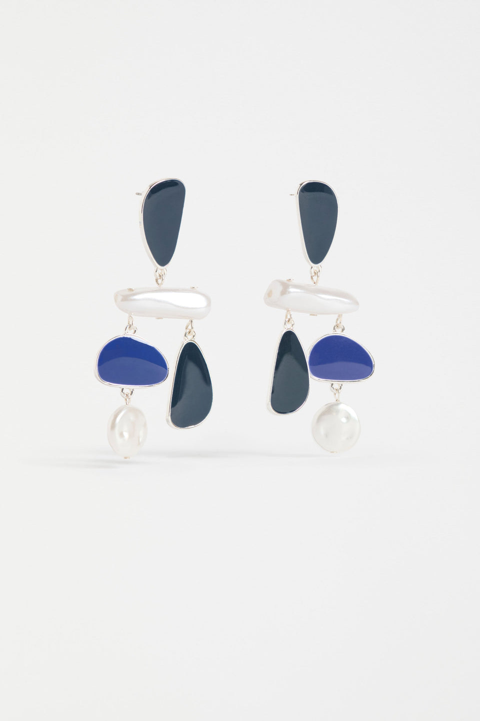 Runda Drop Earring Earrings - ELK | STEEL BLUE