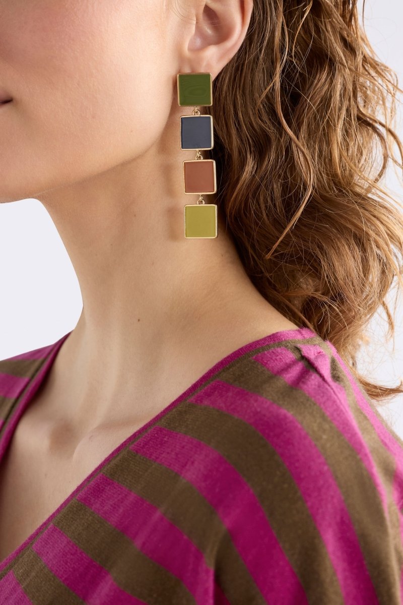 Vali Long Drop Earring Earrings - ELK | ARTICHOKE