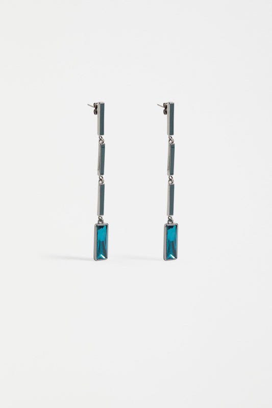 Ival Long Drop Earring Earrings - ELK | PEACOCK