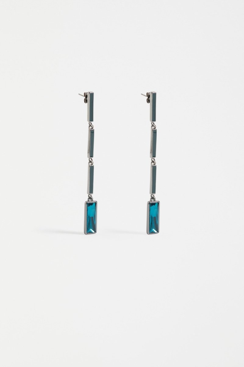 Ival Long Drop Earring Earrings - ELK | PEACOCK