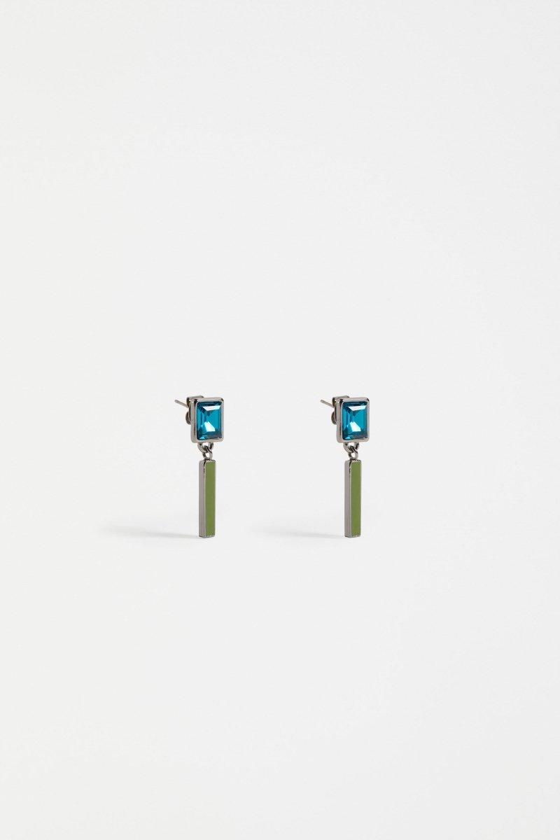 Ival Short Drop Earring Earrings - ELK | TEAL