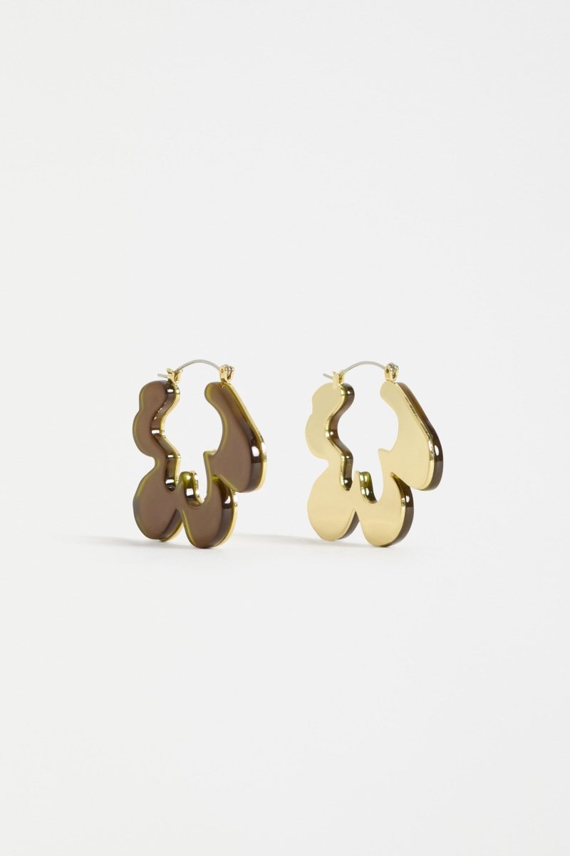 Hoop Earring Lomma Bright Navy - Elk Accessories main image 1