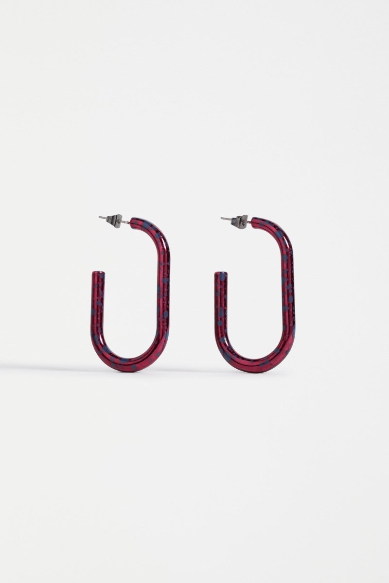 Alsmen Hoop Earring Earrings - ELK | MERLOT