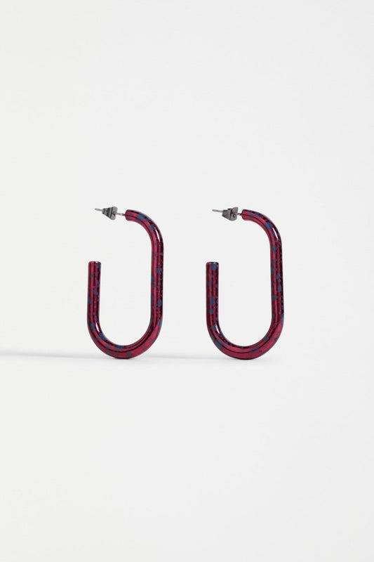 Alsmen Hoop Earring Earrings - ELK | MERLOT