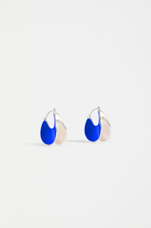 Apenn Large Hoop Earring Earrings - ELK | ELECTRIC BLUE