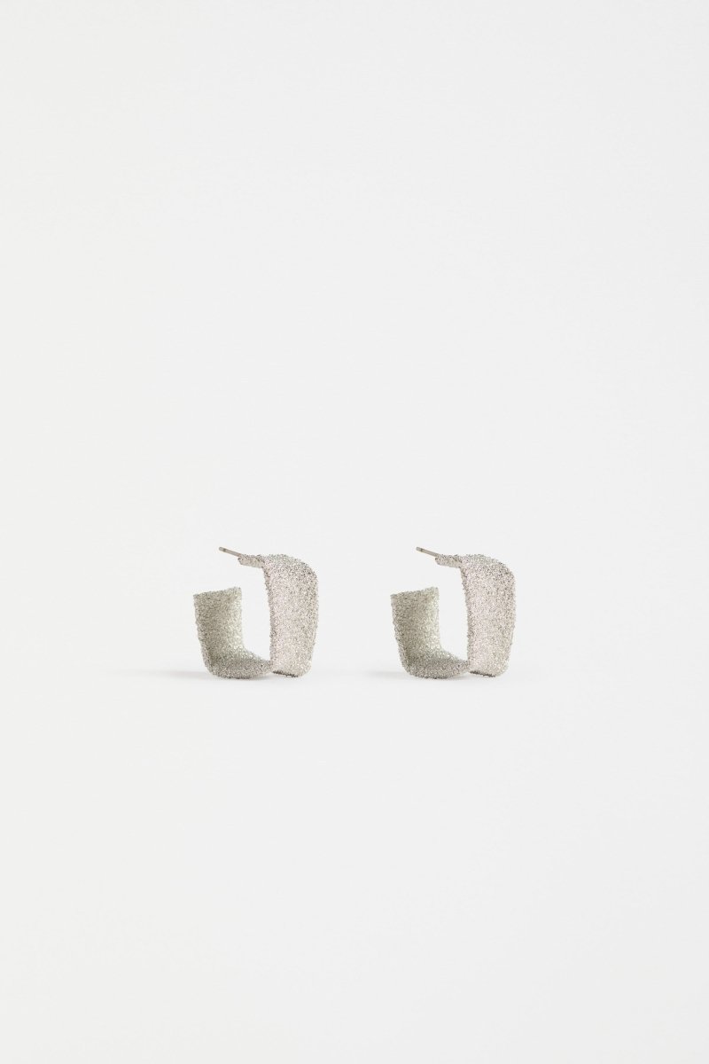 Detta Hoop Earring Earrings - ELK | SILVER