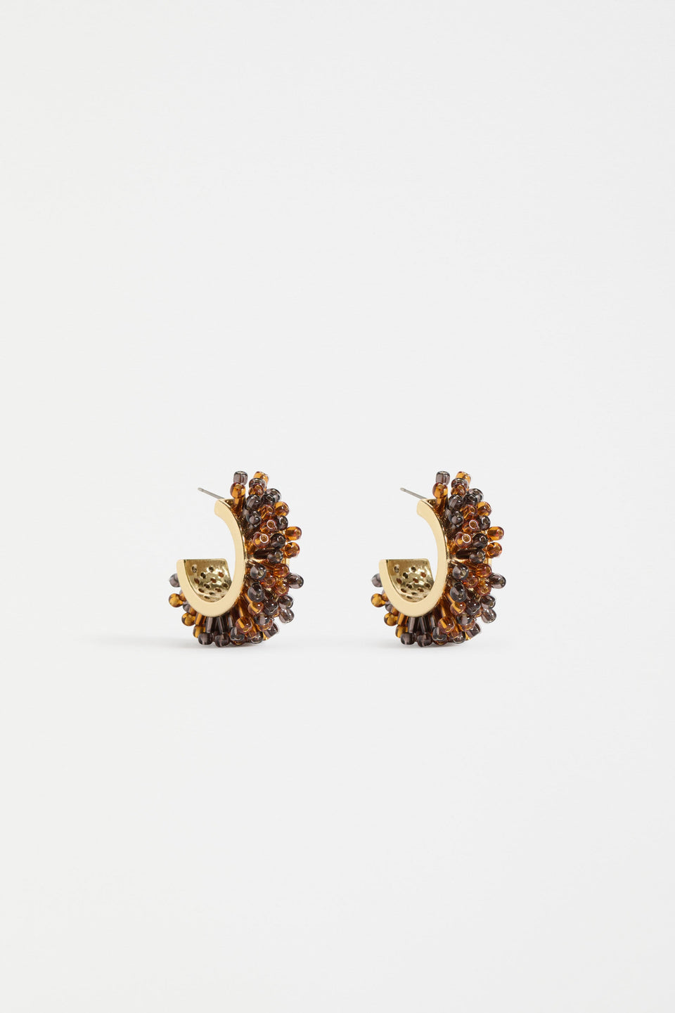 Karan Small Hoop Earring Earrings - ELK | TORTOISESHELL