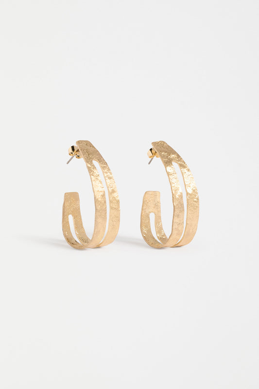 Amner Large Hoop Earring Earrings - ELK | GOLD