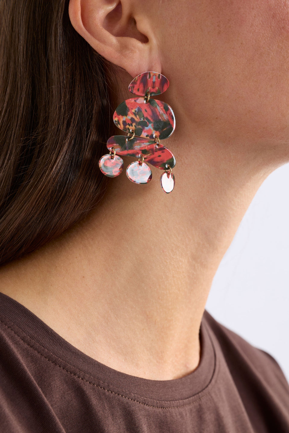 Mestedd Drop Earring Earrings - ELK | CORAL