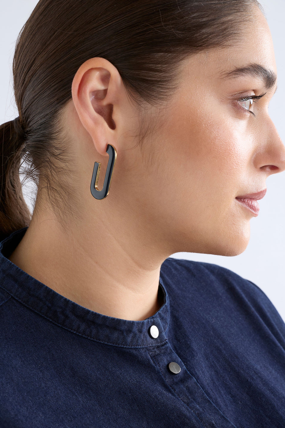 Gresen Hoop Earring Earrings - ELK | OCEAN BLUE