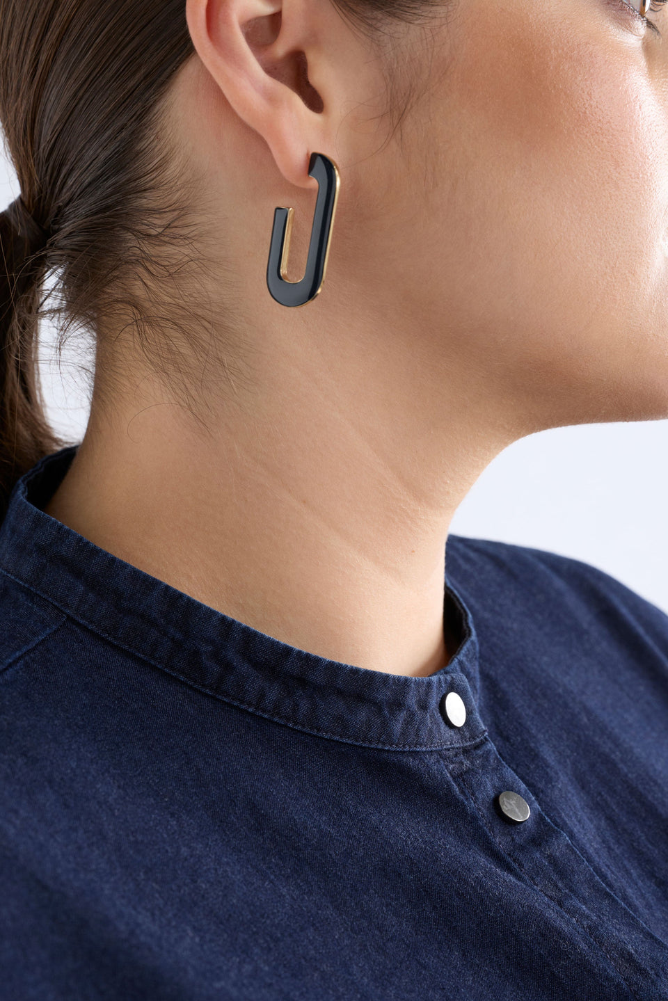Gresen Hoop Earring Earrings - ELK | OCEAN BLUE