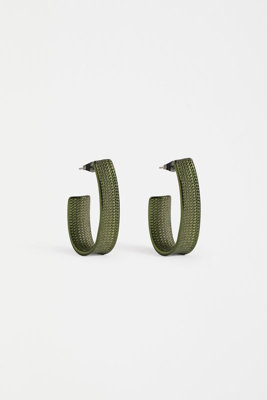 Glynn Large Hoop Earring Earrings - ELK | DARK OLIVE