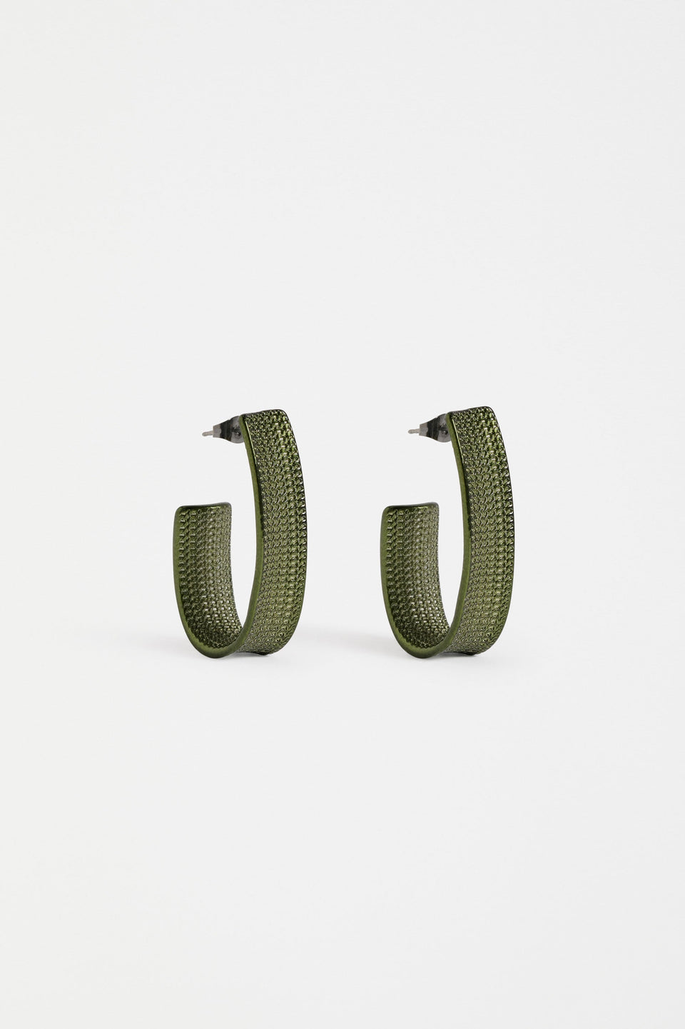 Glynn Large Hoop Earring Earrings - ELK | DARK OLIVE