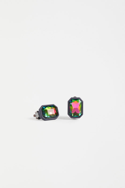 Jule Clip-On Earring Earrings - ELK | IRIDESCENT GREEN
