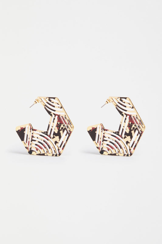 Azenn Hoop Earring Earrings - ELK  | GOLD