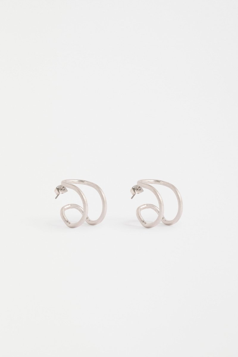 Orden Hoop Earring Earrings - ELK | SILVER