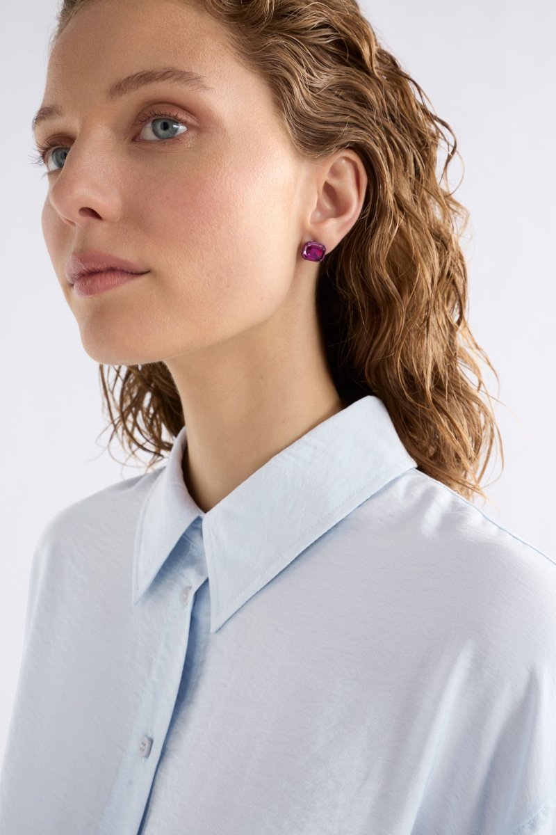Jule Mini Stud Earring Earrings - ELK | FUCHSIA