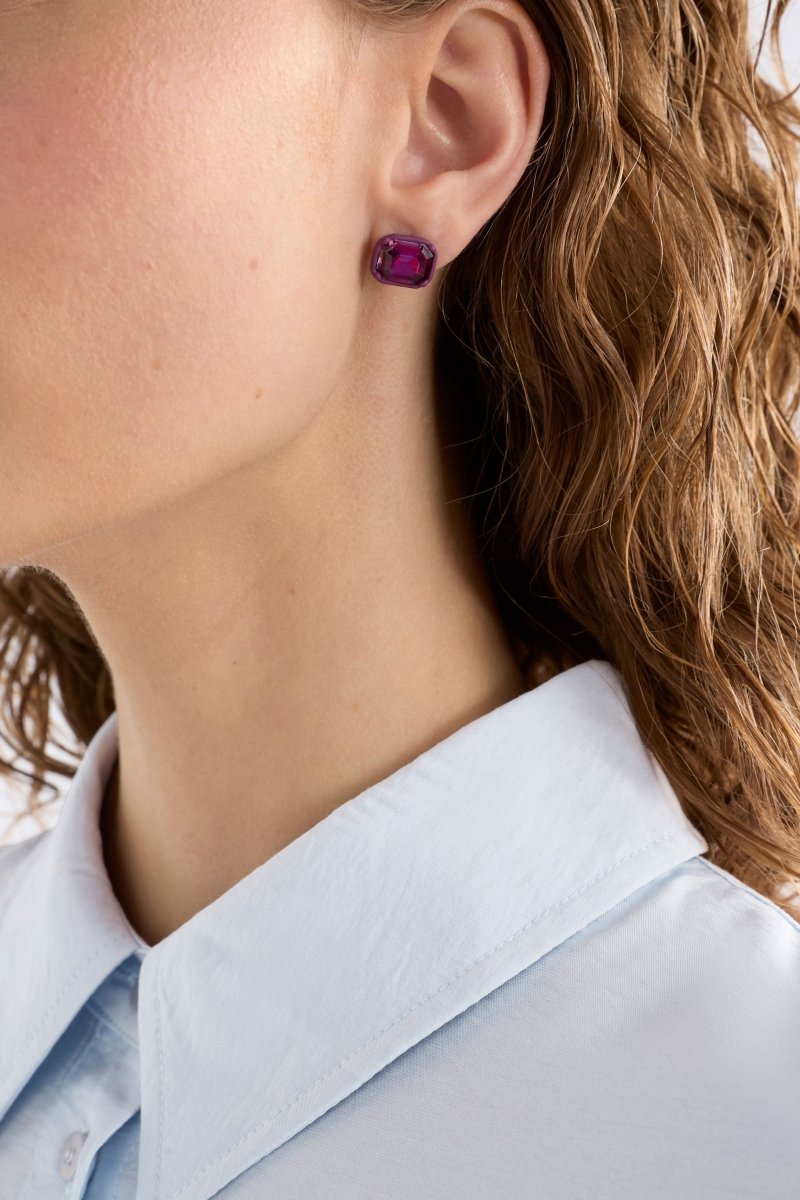 Jule Mini Stud Earring Earrings - ELK | FUCHSIA