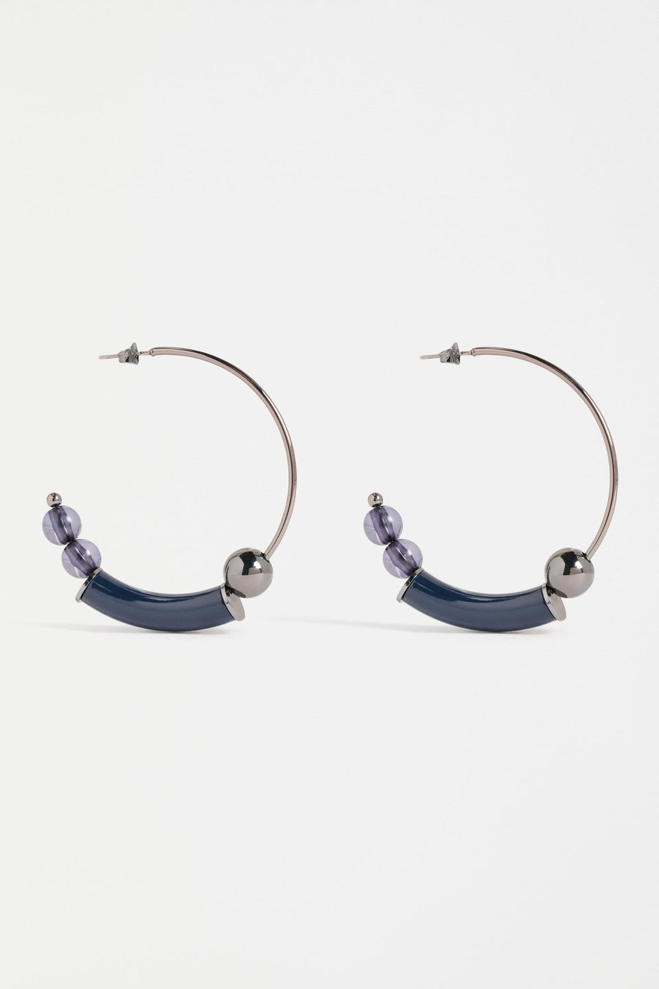 Nyys Large Hoop Earring Earrings - ELK | BLUE STEEL