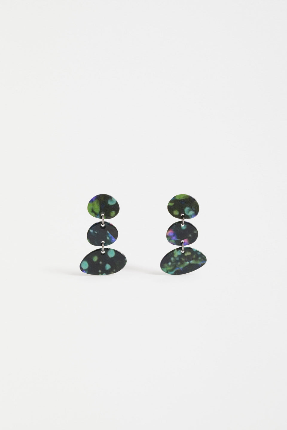 Mestedd Long Stud Earring Earrings - ELK | DARK TEAL
