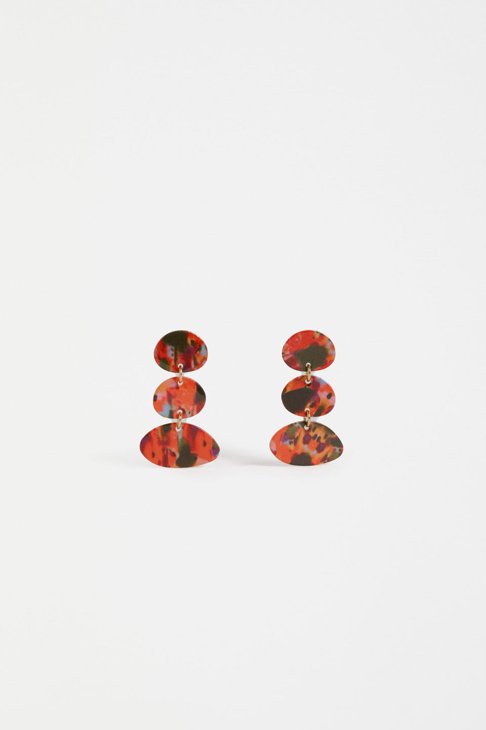 Mestedd Long Stud Earring Earrings - ELK | CORAL