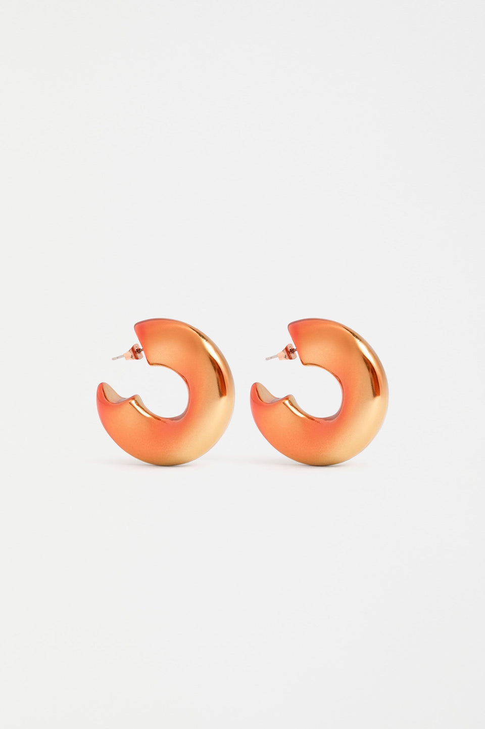 Askla Ombre Hoop Earring Earrings - ELK | ORANGE OMBRE