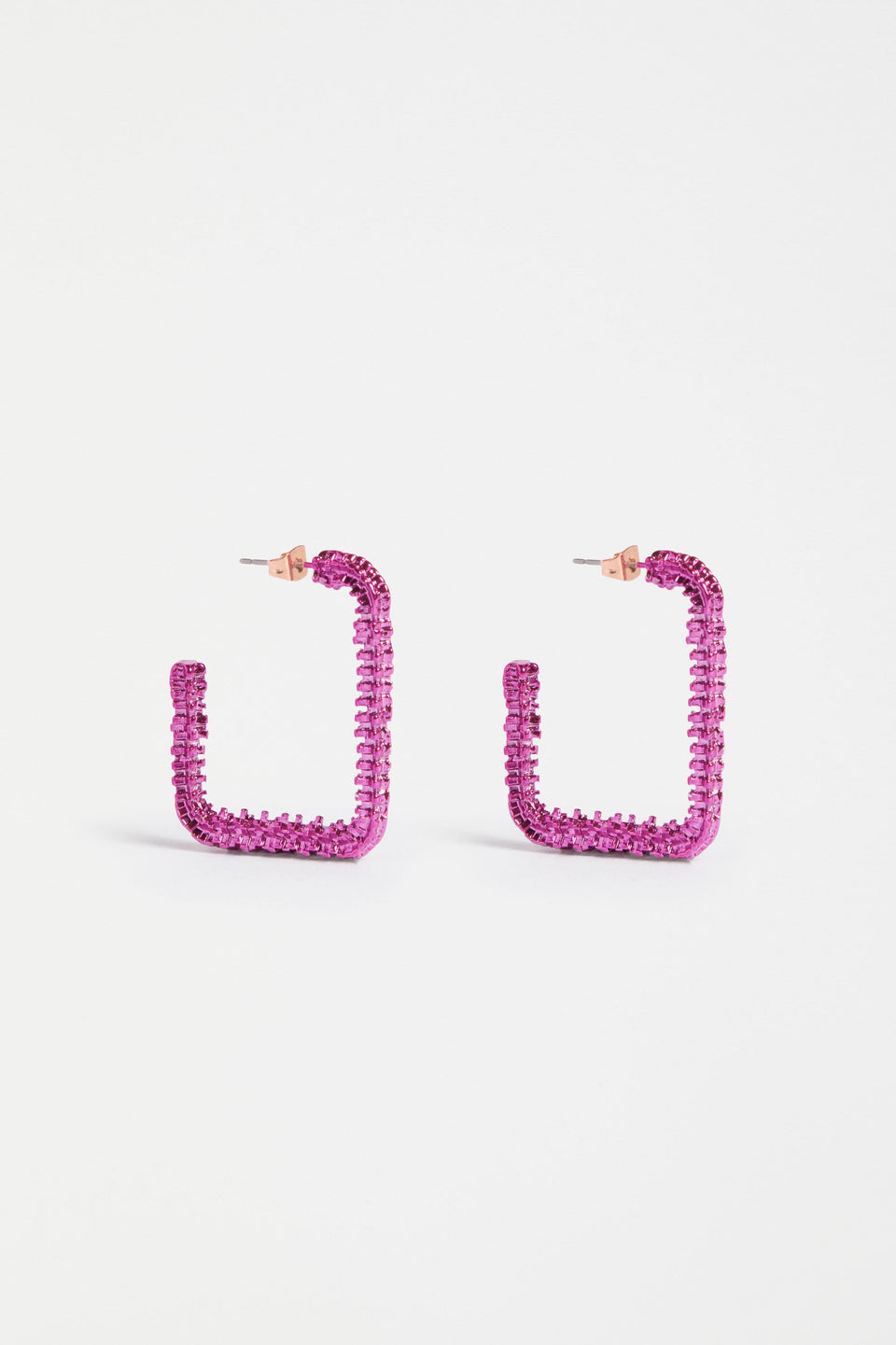 Hiva Large Hoop Earring Earrings - ELK | FUCHSIA