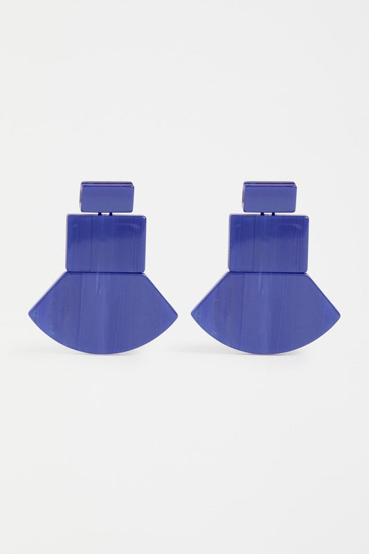Helsin Drop Earring Earrings - ELK | COBALT