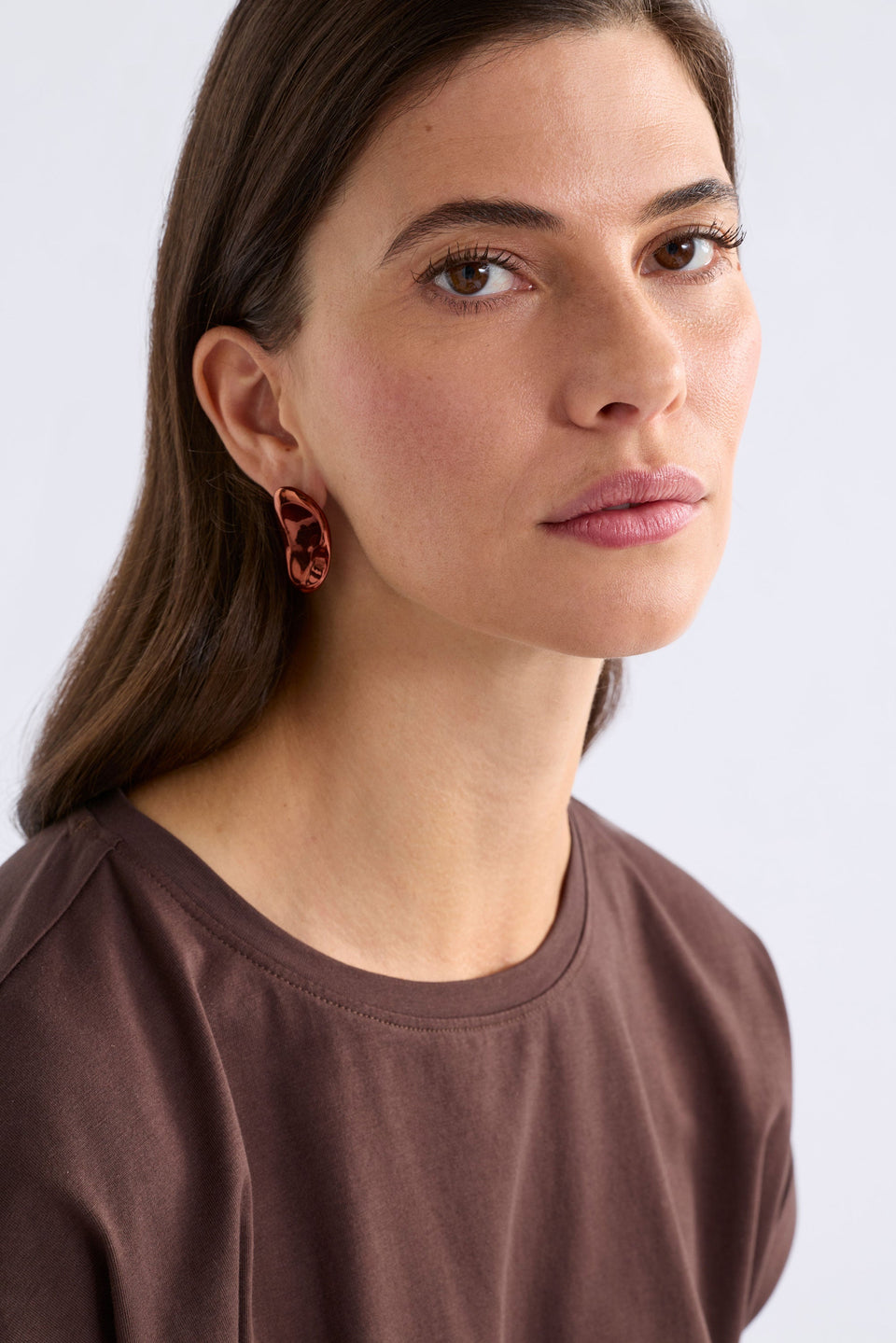 Atur Stud Earring Earrings - ELK | ESPRESSO